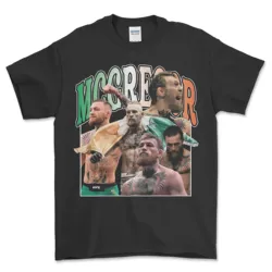 Conor mcgregor-レトロな家庭用Tシャツ,レトロなTシャツ,ファン