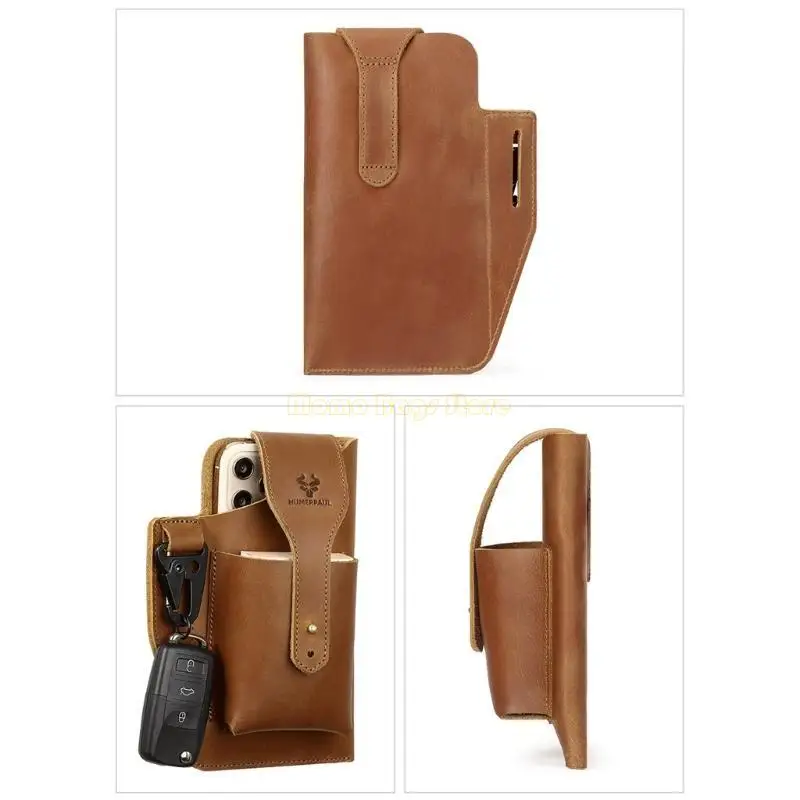 

X90D Multifunctional Phone for Men Sport Carrying Bag PU Storage Bags