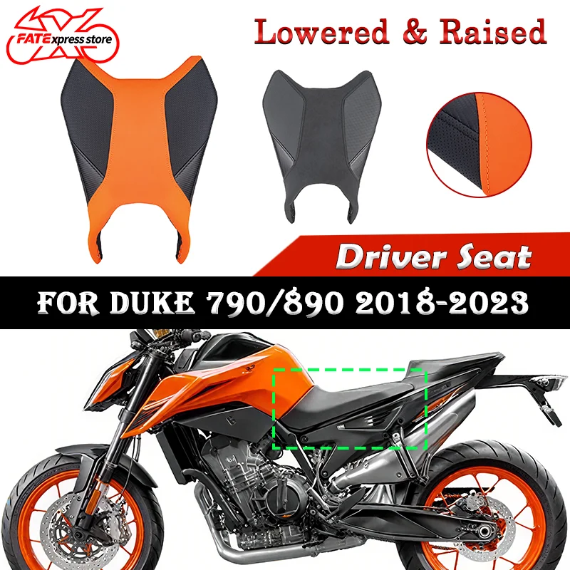 

Duke 790 890 Front Driver Rider Seat Pad Cushion For KTM Duke790 Duke890 Motorcycle Accessories 2018-2023 2022 2021 2020 2019