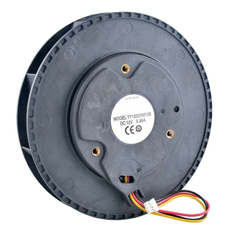 YY12025M12B 12cm 120mm wentylator 120x120x25mm DC12V 0.95A okrągły wentylator odśrodkowy wentylator chłodzący do oczyszczacza powietrza