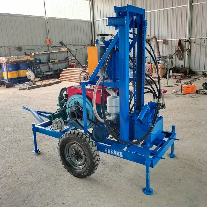 Small Drilling Rig Mini Underground Portable Water Drilling Machine Moveable Water Well Drill Rig Machine for North Macedonia