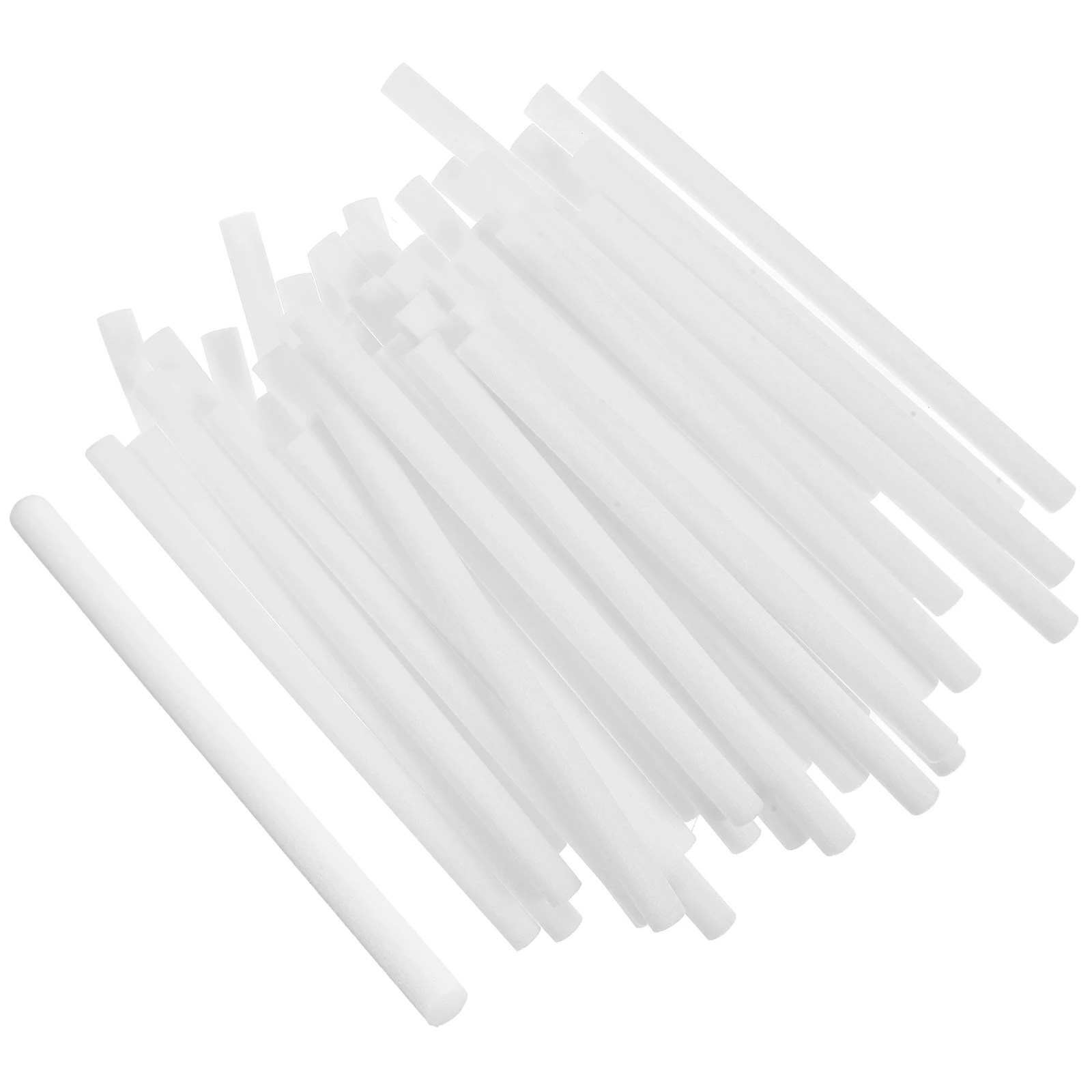 

50pcs Filter Cotton Core Absorb Water Fragrance Wicks 8x100mm White Humidifier Diffuser Sticks Essential Oil Health Care