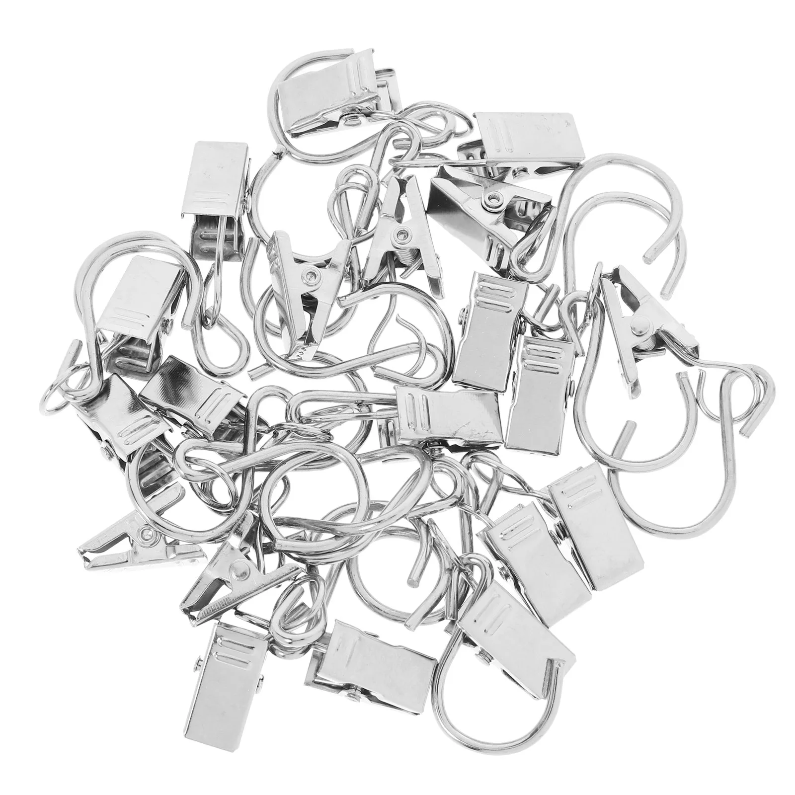 

20Pcs Light Clip Hooks Stainless Steel S Hooks for Outdoor Indoor String Lights Patio Garden Camping Decoration Accessories