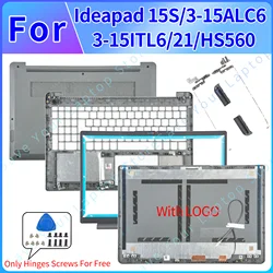 Laptop Parts For Ideapad 15S 3-15ALC6 15ITL6 2021 LCD Back Cover Front Bezel Palmrest Bottom HingeCover Replace Gray