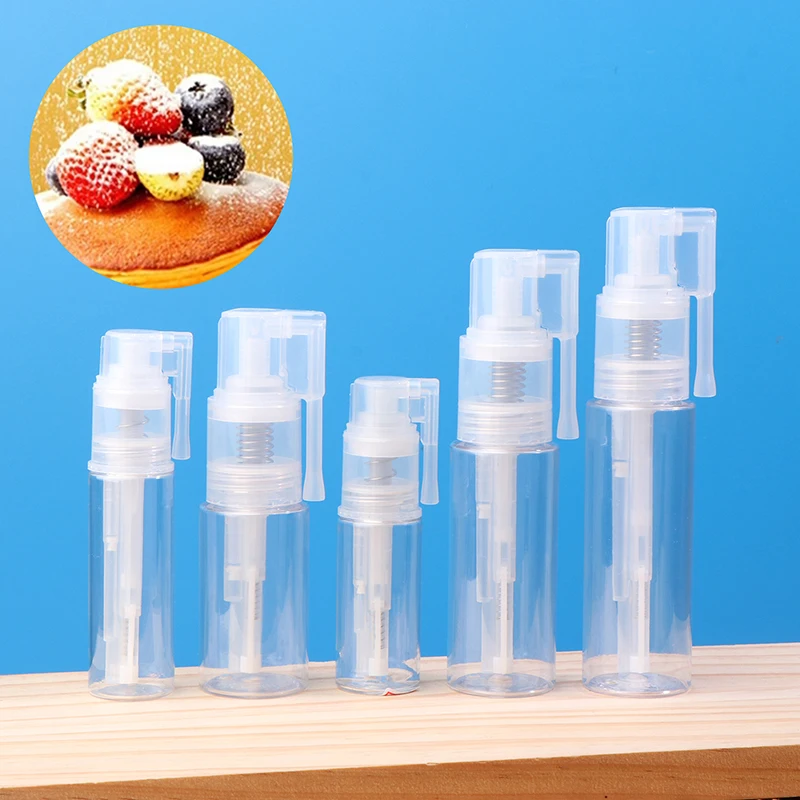 18/25/35/50/60ML Glitter Duster Spray Bottle Empty Refillable Portable Dry Powder Spray Bottles For Cake Decorating Fondant