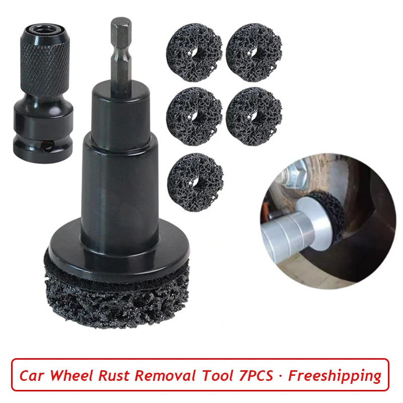 سيارة محور عجلات فرشاة السيارات محور عجلات أداة إزالة الصدأ طحن مجموعة أدوات تنظيف مزيل الصدأ تلميع أداة صيانة السيارات أجزاء