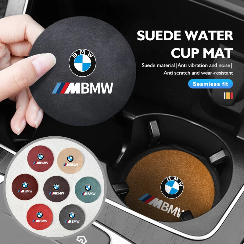 Samochodowa mata antypoślizgowa Coaster Water Cup Slot Dekoruj akcesoria Do BMW G30 G20 M3 M5 E91 E92 E93 E36 E70 X3 X4 X5 X1 E39 F30