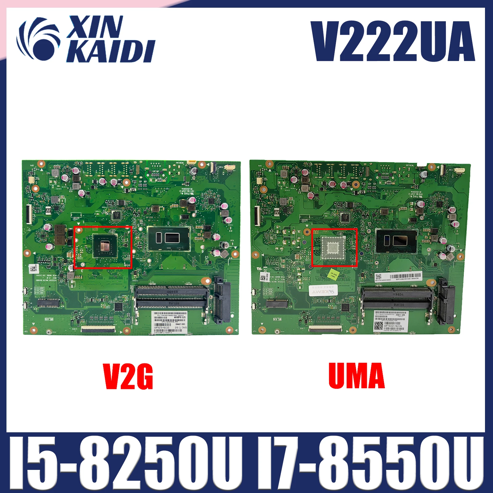 

V222U Motherboard For ASUS Vivo AiO V222UA for All-in-one Machine With I5-8250U I7-8550U CPU Fully Tested