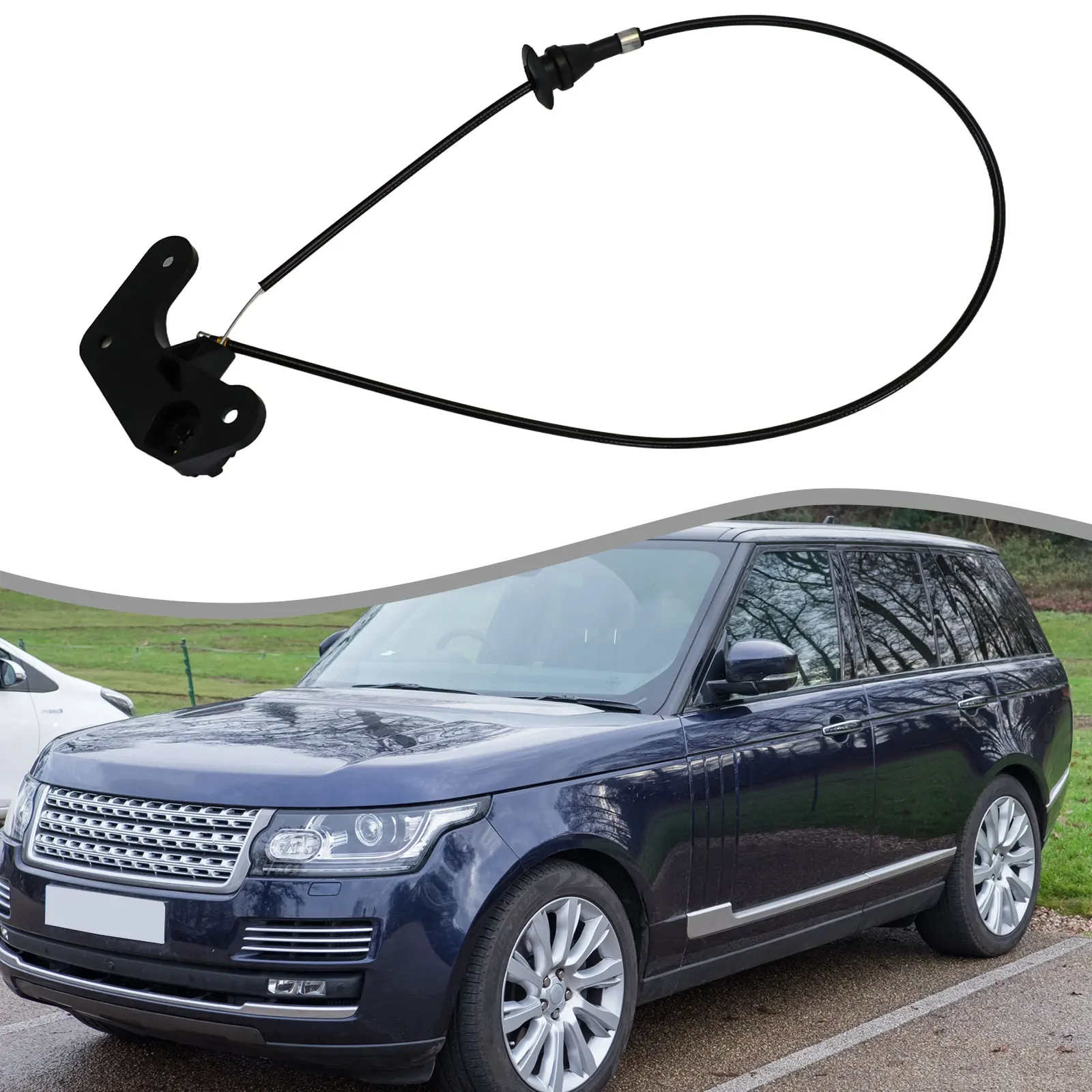 

FPF500050 Replacement Hood Release Cable Direct Replacement Part Easy To Install For Range Rover Full Size Made Of Plastic