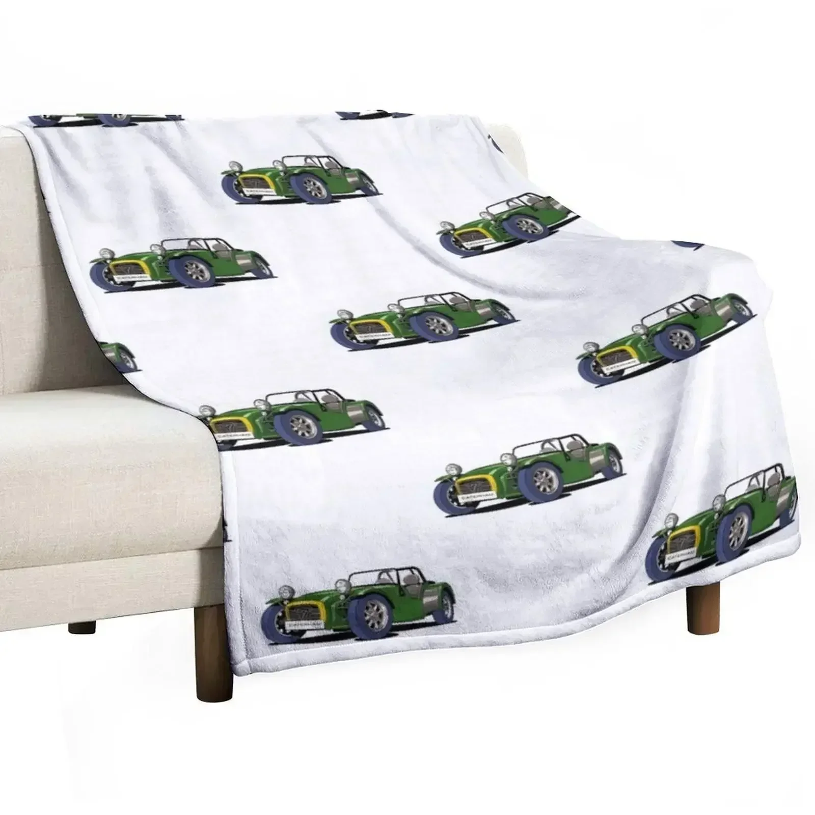 Caterham Seven Throw Blanket manga Soft Plaid anime Cute Blankets