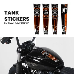 Rodillera de protección para tanque de motocicleta, empuñaduras laterales, Kit de combustible de Gas, pegatinas, calcomanías para Harley Davidson Street Bob FXBB 107 M8