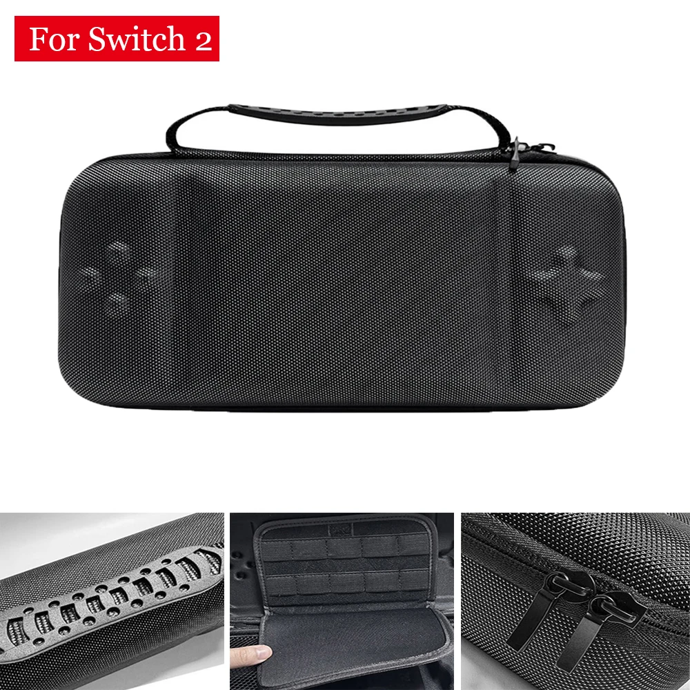

Carrying Case Shockproof Portable Storage Bag Anti-scratch Protector Travel Case Organizer Bag for Switch 2 Game Console