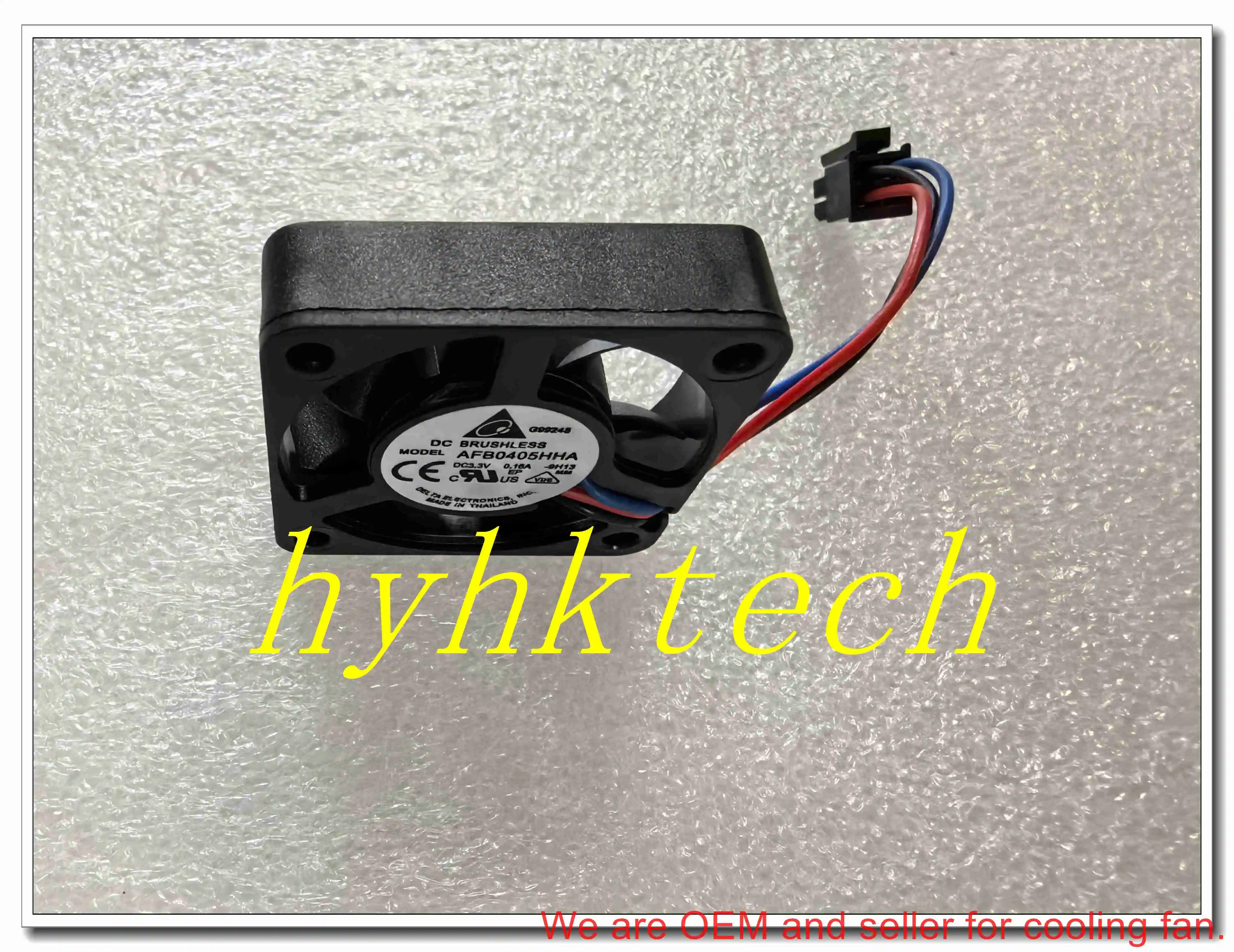 AFB0405HHA เดลต้าดั้งเดิม3บรรทัดพัดลมทำความเย็นทดสอบงานก่อนการจัดส่ง100%