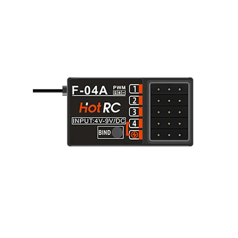 Hotrc-mando a distancia Ct-4a/ct-6a para coche, de 6 canales Control híbrido, 4 canales, 2,4g