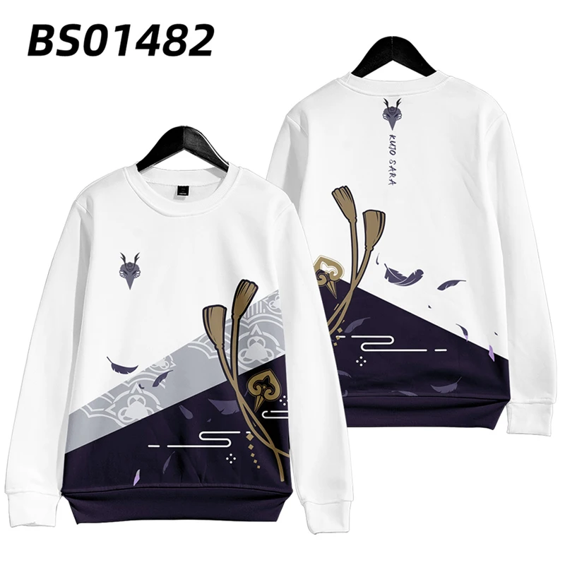 

New Arrival genshin impact 3D O-neck Sweatshirt Hoody Fashion Sweatshirts Streetwear High-quality Casual Clothes