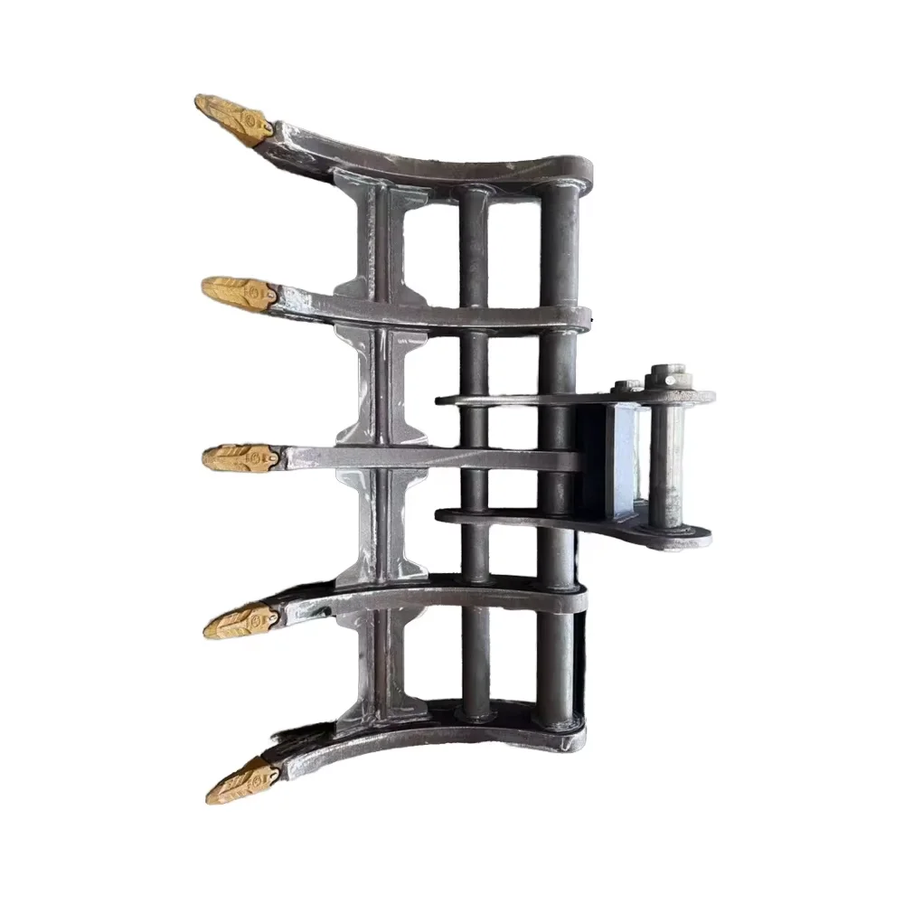 

Factory Direct Customized New Condition Excavator Rake Bucket Construction Farming Attachments for Land Clearing