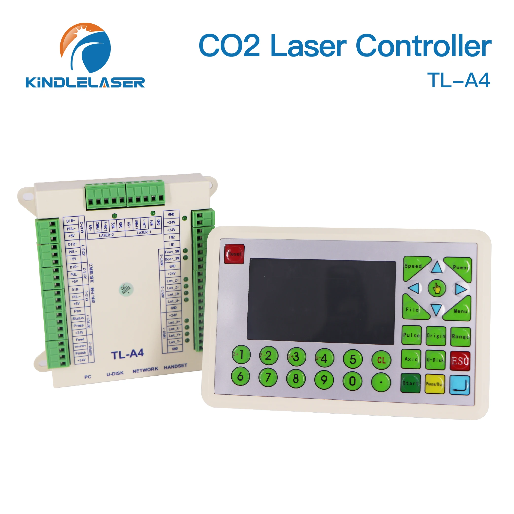 

Kindlelaser TL-A4 Laser Controller mainboard and panel For CO2 Laser Engraving And Cutting Machine