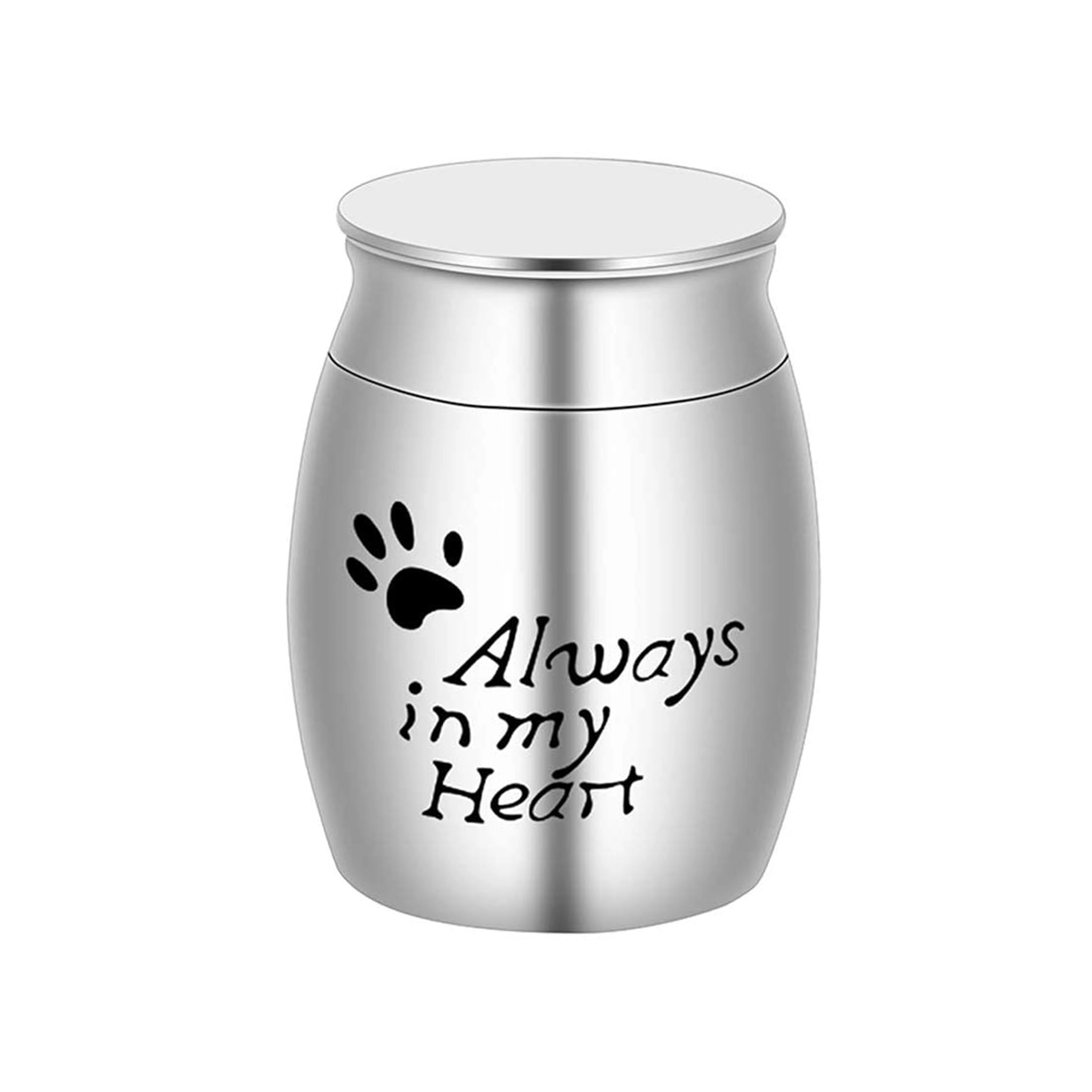 

Silver Stainless steel Dogs Farms animals pet coffin ash casket funeral