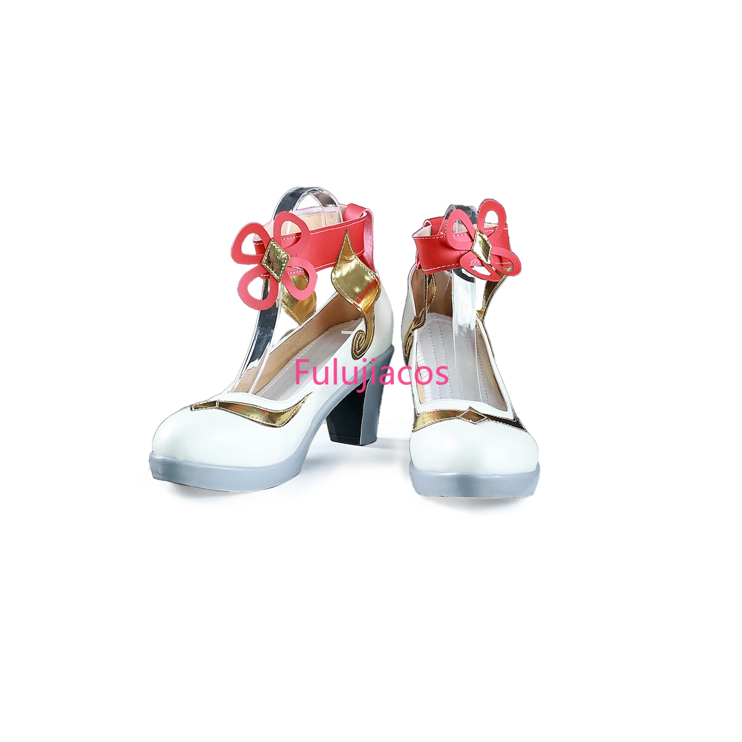 

Fulujiacos Genshin Impact Ganyu Cosplay Boots Comic Anime Halloween Party Game Cosplay Shoes Prop