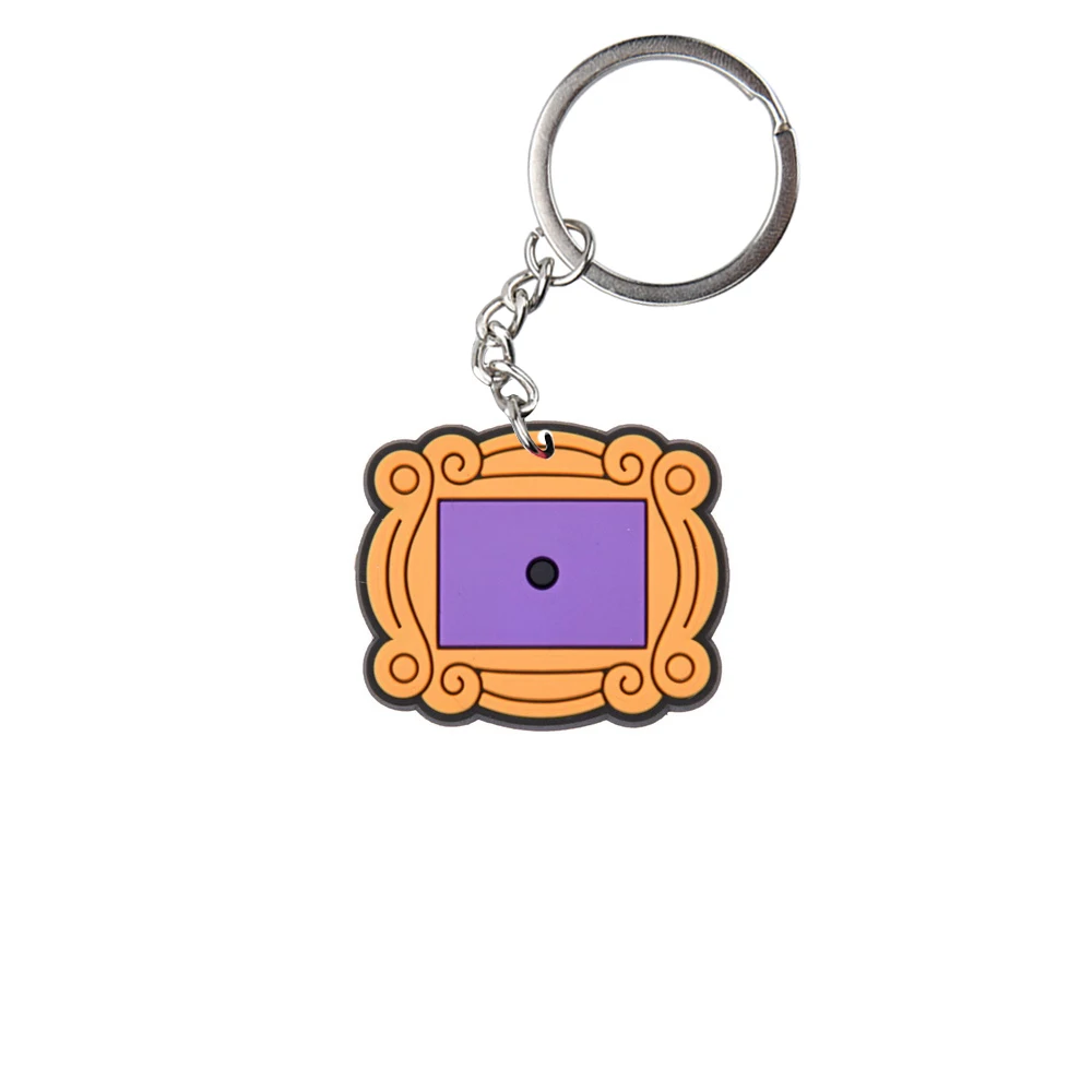 Classic American Drama Keychains Friends Joey Keyrings Kids Smelly Cat Unagi Central Perk Key Chains For Friends Gifts