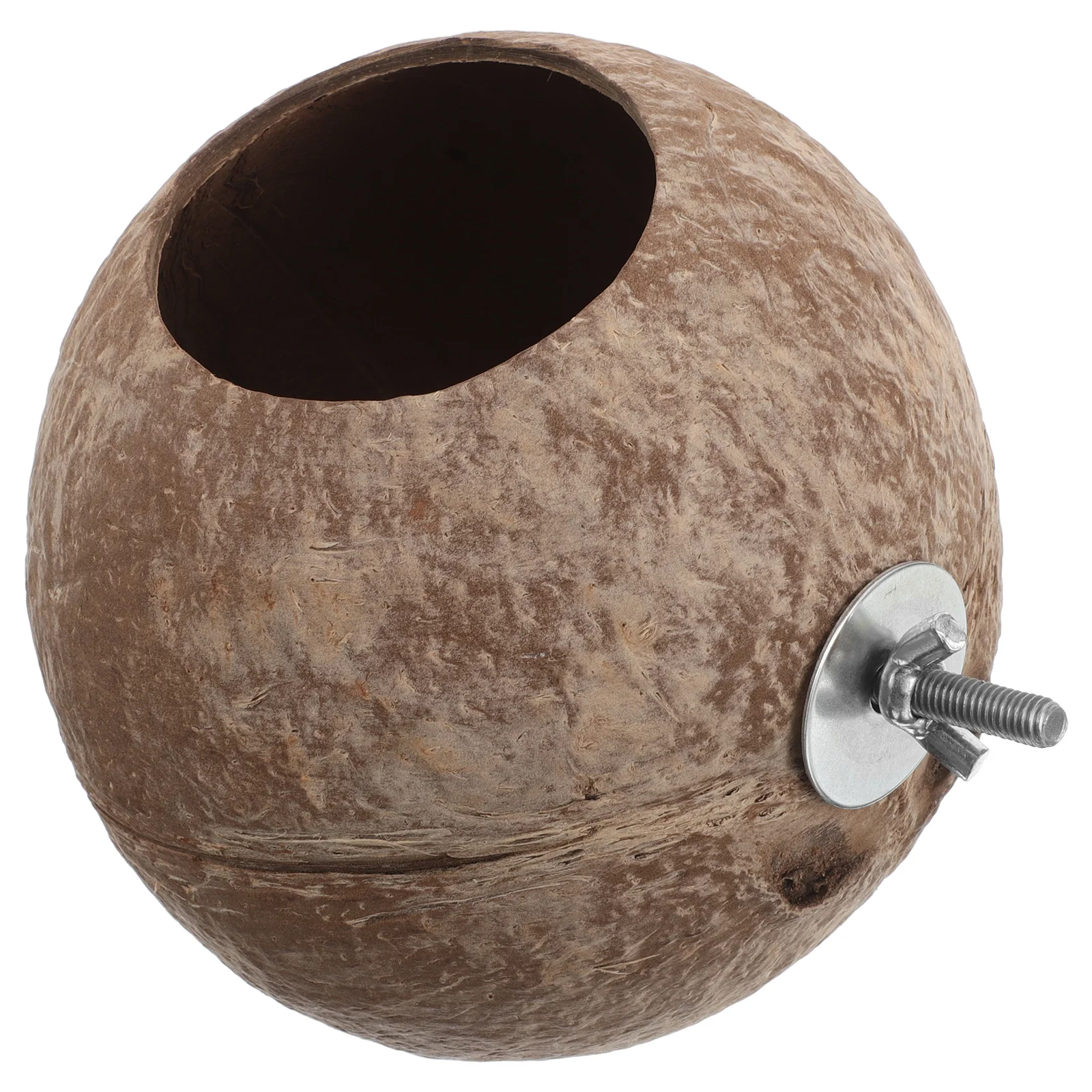 

Coconut Shell Bird Nest Natural Handmade Hanging Perch For Small Pet Birds Comfortable Sleeping Play House For Parrot