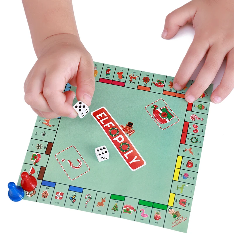 Mini Foldable Board Games Kit Checkerboard Dollhouse Scene Decoration Miniature Puzzle Education Toys