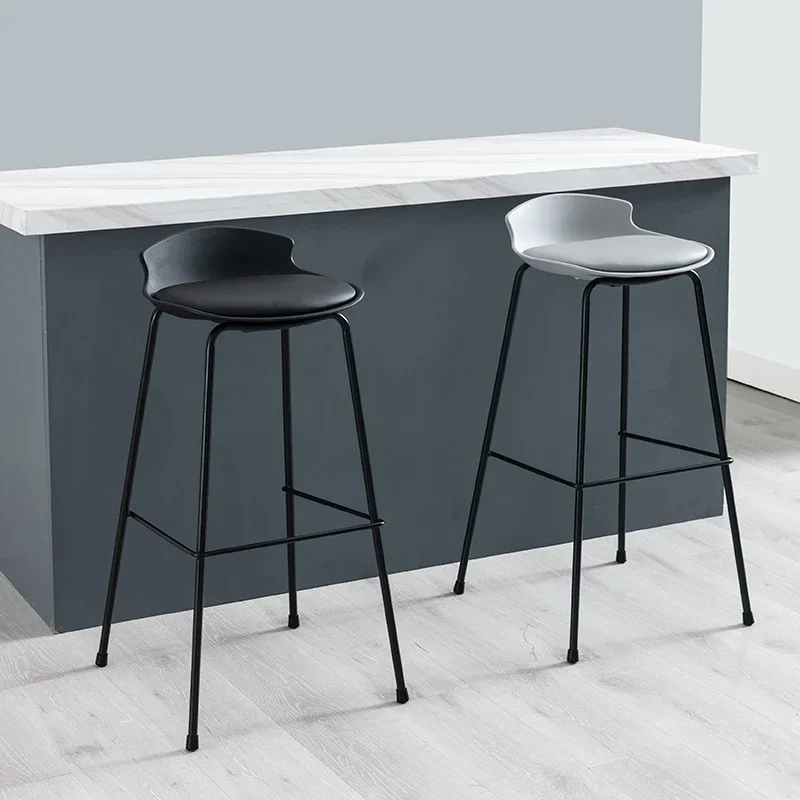 

Kitchen Counter Metal Bar Stools Luxury Make Up Designer Saloon Plastic Bar Stool Patio Garden Taburetes Alto Home Furniture