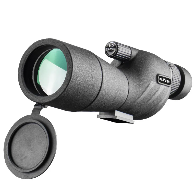 

25-75 * 60 birdwatching mirror outdoor monocular telescope low light night vision zoom telescope high definition
