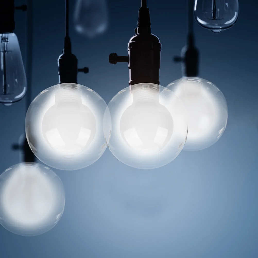 

Glass Lamp Shade Double Layers G4 Base 80mm Pendant Lamp Shade Replacement Simple Design for Ceiling Light Fixture