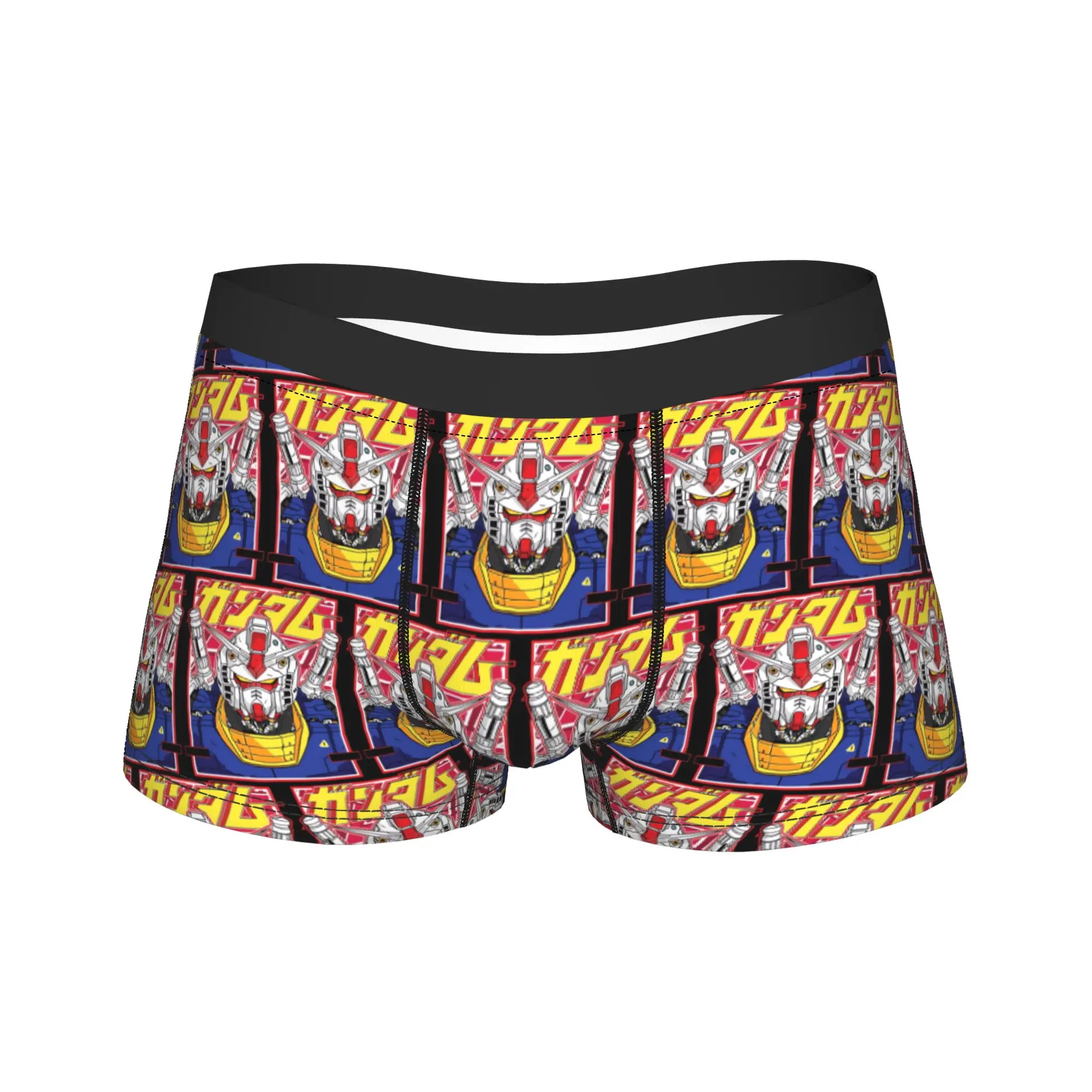 Gundam Shorts Briefs  Underwear Hot Sale Men Soft Trend Boxer Shorts Custom Plus Size Panties