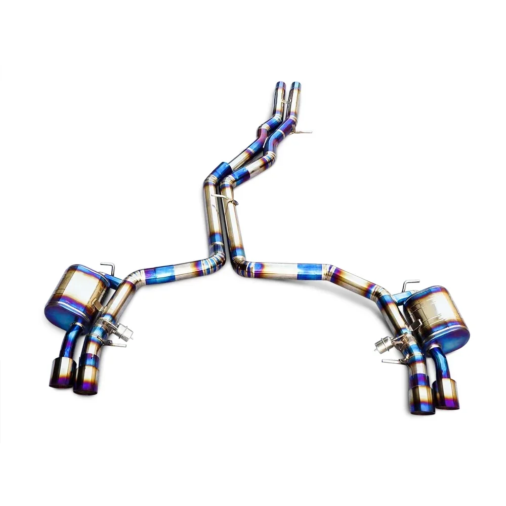 For  A6/A7 C8 3.0T 2019-2022 Titanium Valve Catback Exhaust Tuning High Performance Exhaust Tuning Racing Performance