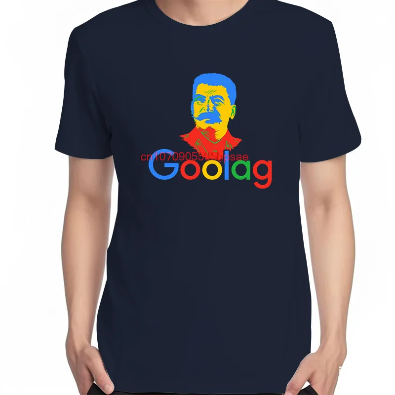 Men's Cotton Graphic Tee Short Sleeve Funny Goolag Ussr Stalin Artsy Awesome Shirt New Arrival Top Quality Vintage Style