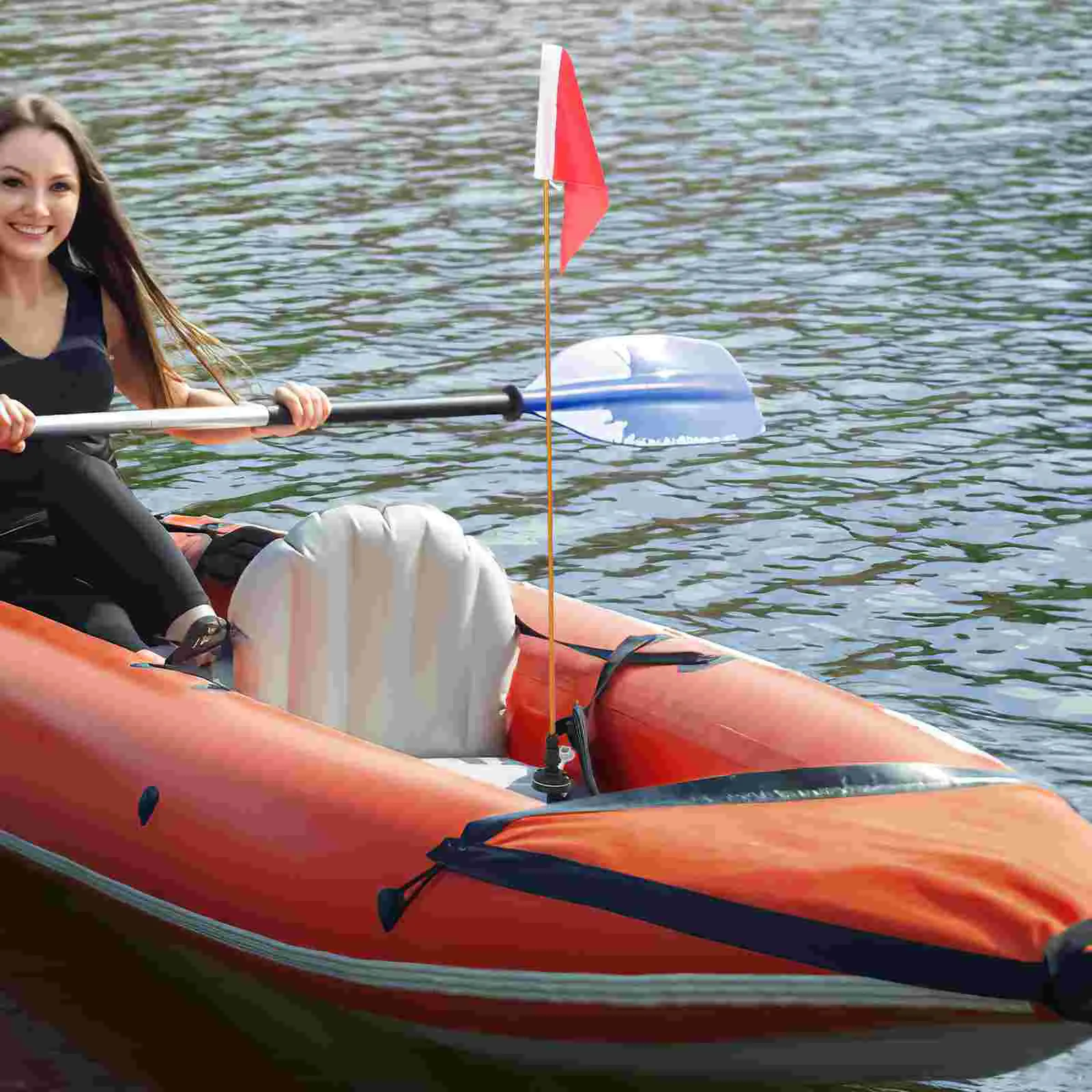 

Kayak Flag Track Mounting Kit Holder Inflatable Accessories Glass Polyester Stainless Steel Boat Ship Accessory