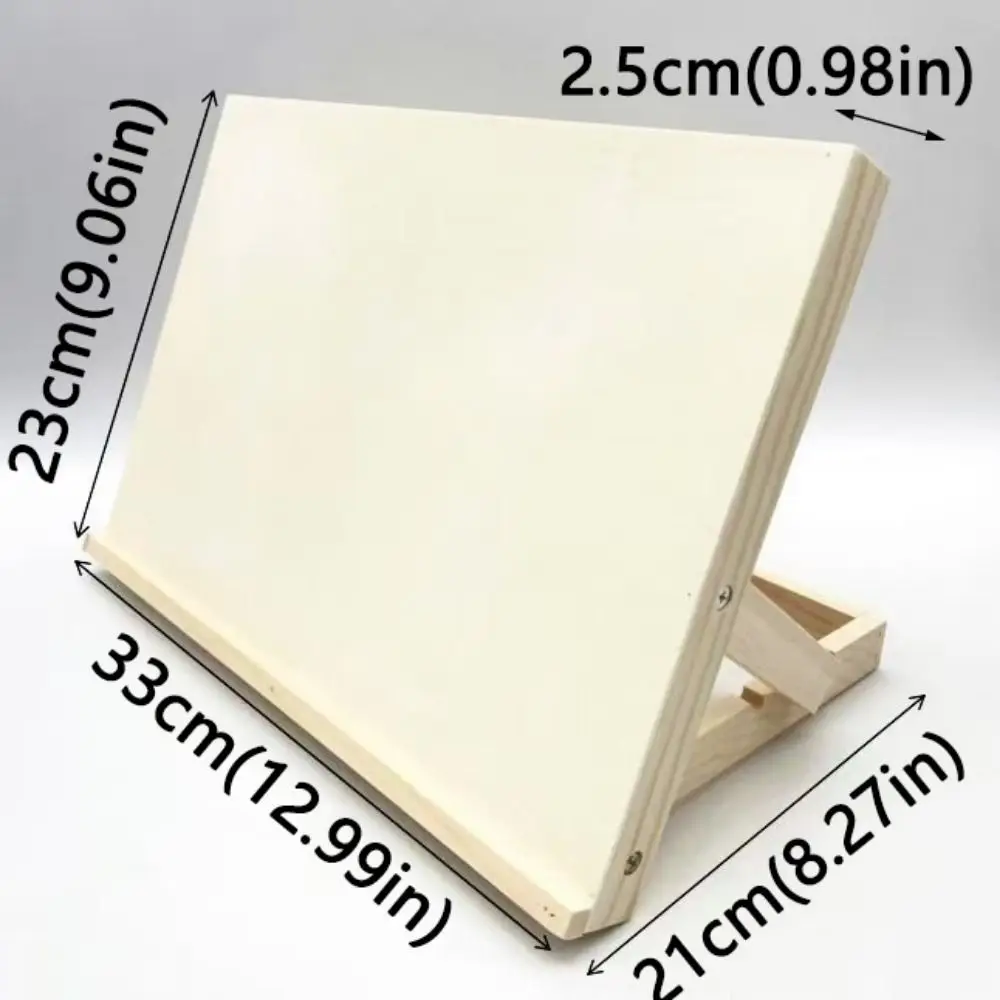 Multifunctional Wooden Table Easel Portable Adjustable Angle Sketching Board Lightweight Solid Wood Tilted Drawing Board view 6