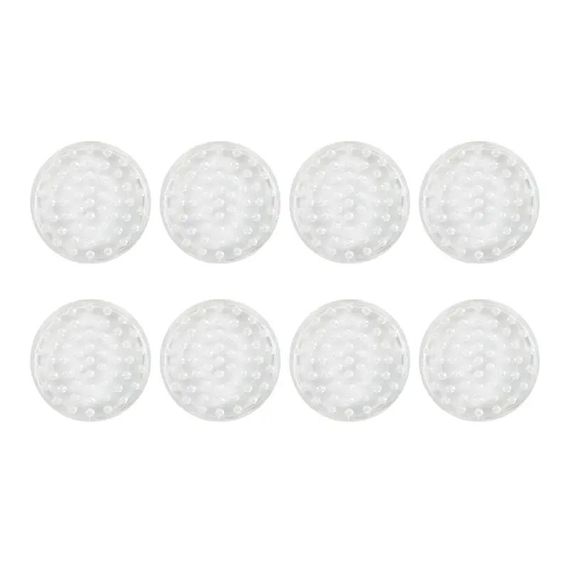 A69ecarpet Protectors 8Pcs Spiked Caster Cups Floor Saver Pads Clear Spiked Floor Castor Cups Spiked Furniture Cup