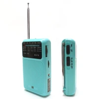 Linterna W918 pequeña banda completa FM/AM/SW Radio de supervivencia de emergencia Radio portátil recargable con batería