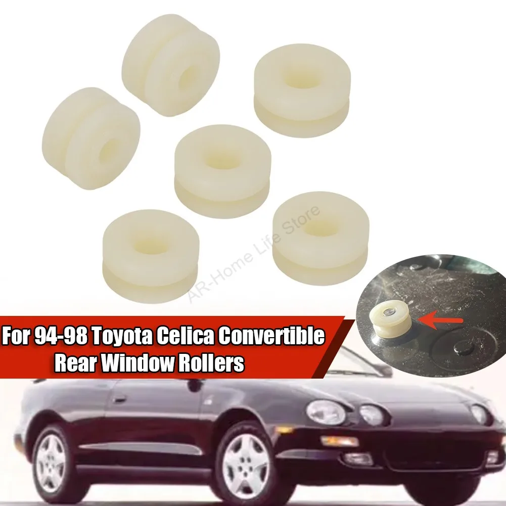 For 1994-1998 Toyota Celica Convertible Rear Window Rollers - Guides Window Motor Component