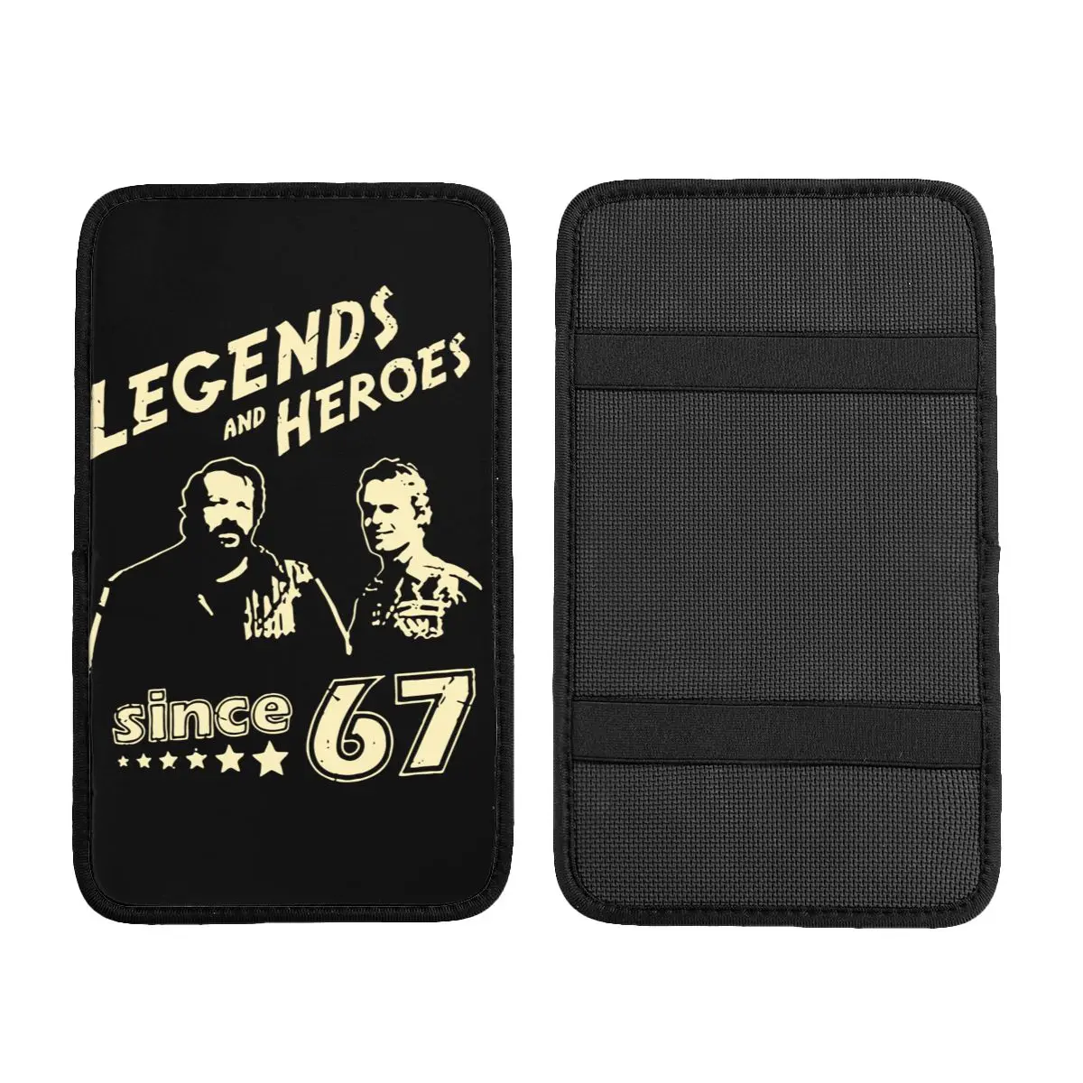 Center Console Cover Pad Bud Spencer Legends And Hero Since 67 Car Armrest Cover Mat Terence Hill Auto Interior