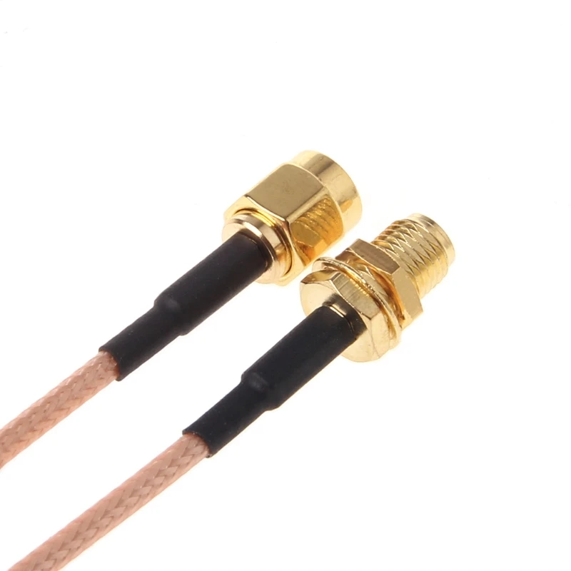 50cm RG316 Cable SMA Male Plug To SMA Female Jumper Pigtail 20