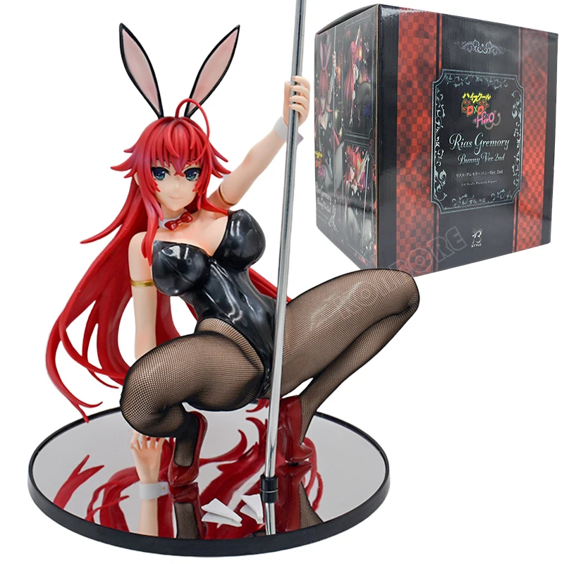 36cm High School DxD HERO Rias Gremory Bunny Girl Anime Figure FREEing B-style KonoSuba Action Figure Adult Sexy Model Doll Toys