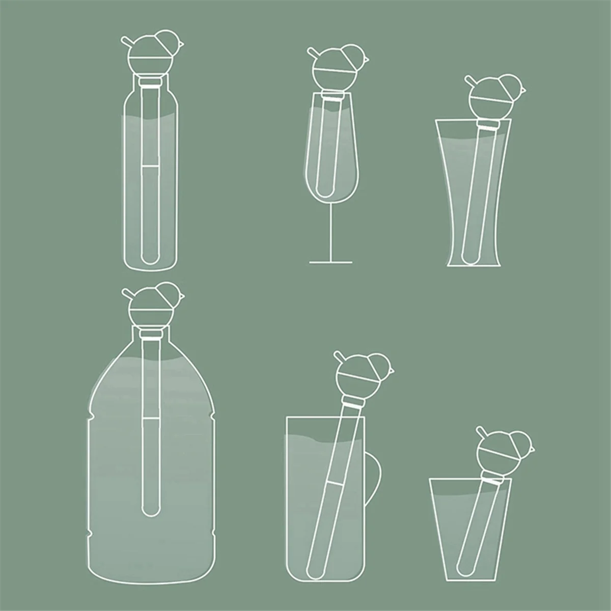 Mini humidificador portátil USB, Mini humidificador de aire para el hogar, oficina, habitación, botellas de coche, humidificadores, palo de humidificación