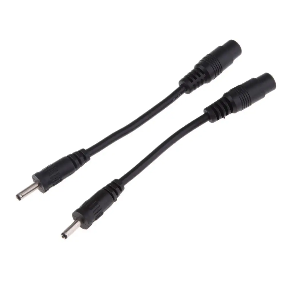 Power 3.5mm X1.35mm Male To 5.5x2.1mm Female Plug Cable for Fan, Led Light,