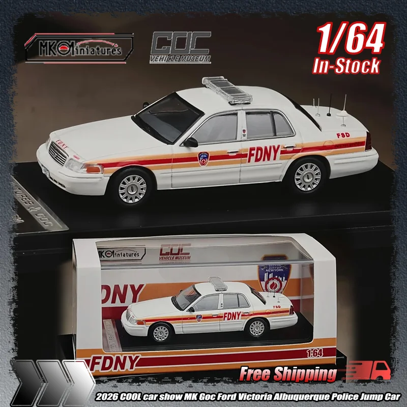 

Apa Xpo Limited Edition Goc 1:64 Ford Victoria Albuquerque Police Jump Car из сплава, миниатюрная литая модель автомобиля, детские игрушки, подарок