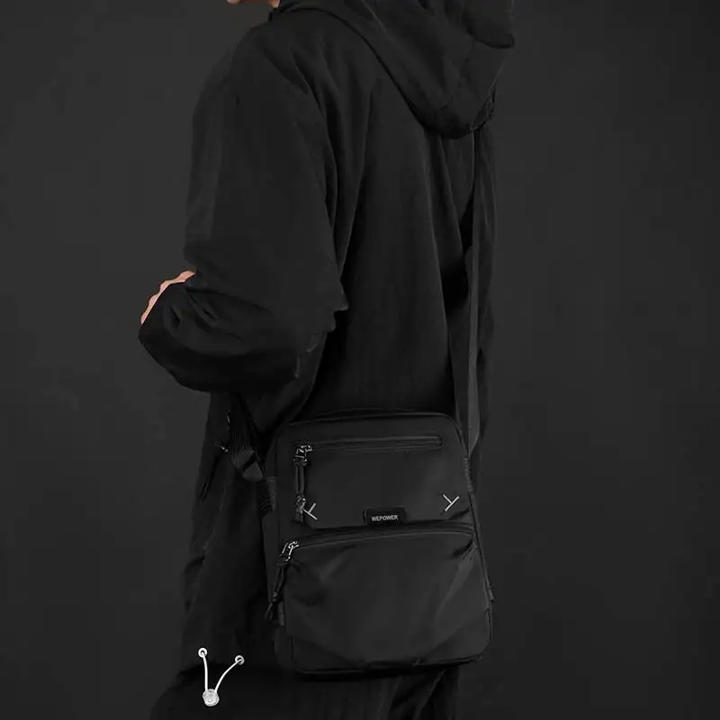 New Vertical Shoulder Bag, Simple Men's Commuter Large-capacity Crossbody Bag For Outdoor Travel Outdoor Daily Wear Commute