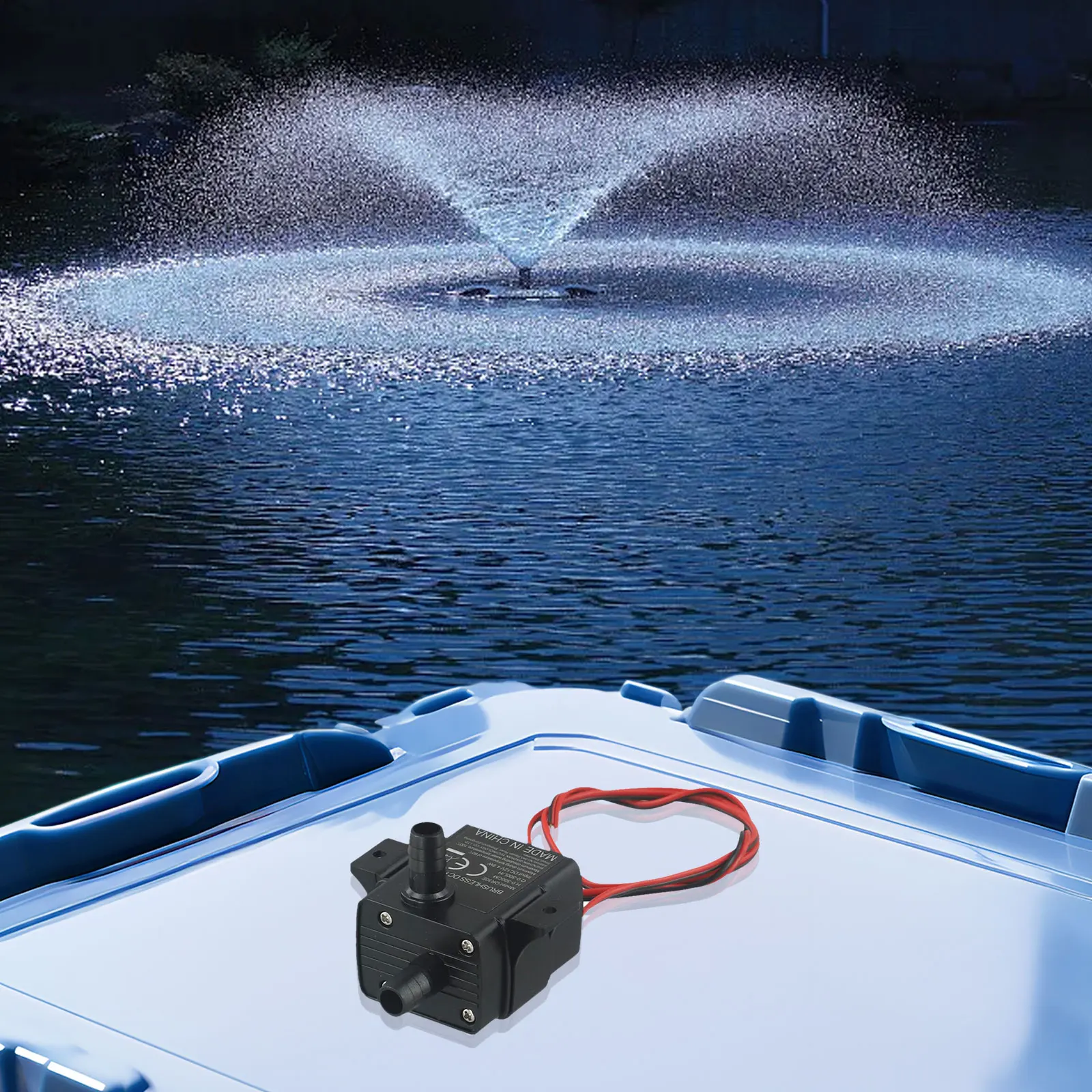 Energy Efficient Pump Pumps Vevor DC12V Water Pump Compact Size Diving Device Easy Installation Waterproof Design