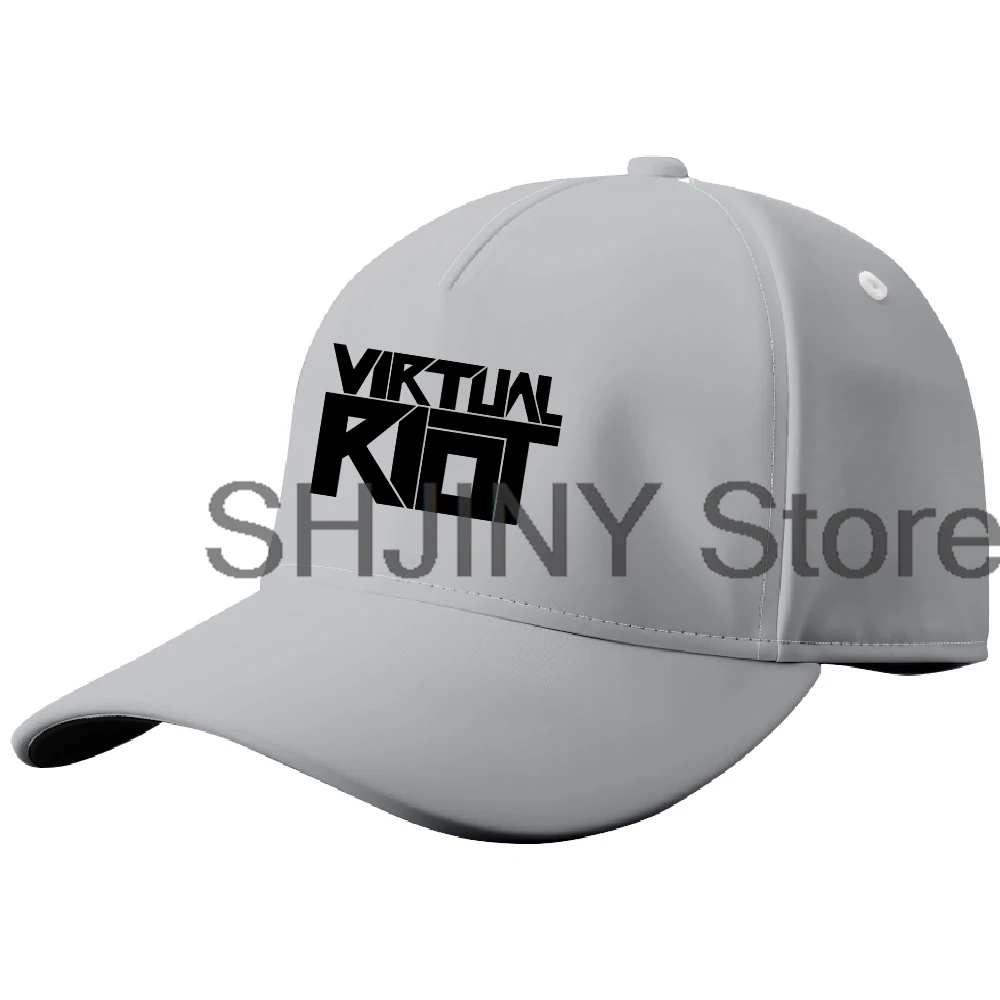 Virtual Riot Merch Logo Print Baseball Caps Women Men Trucker Hat Summer Outdoor Sprots Hats Hip Hop Sun Cap image 3