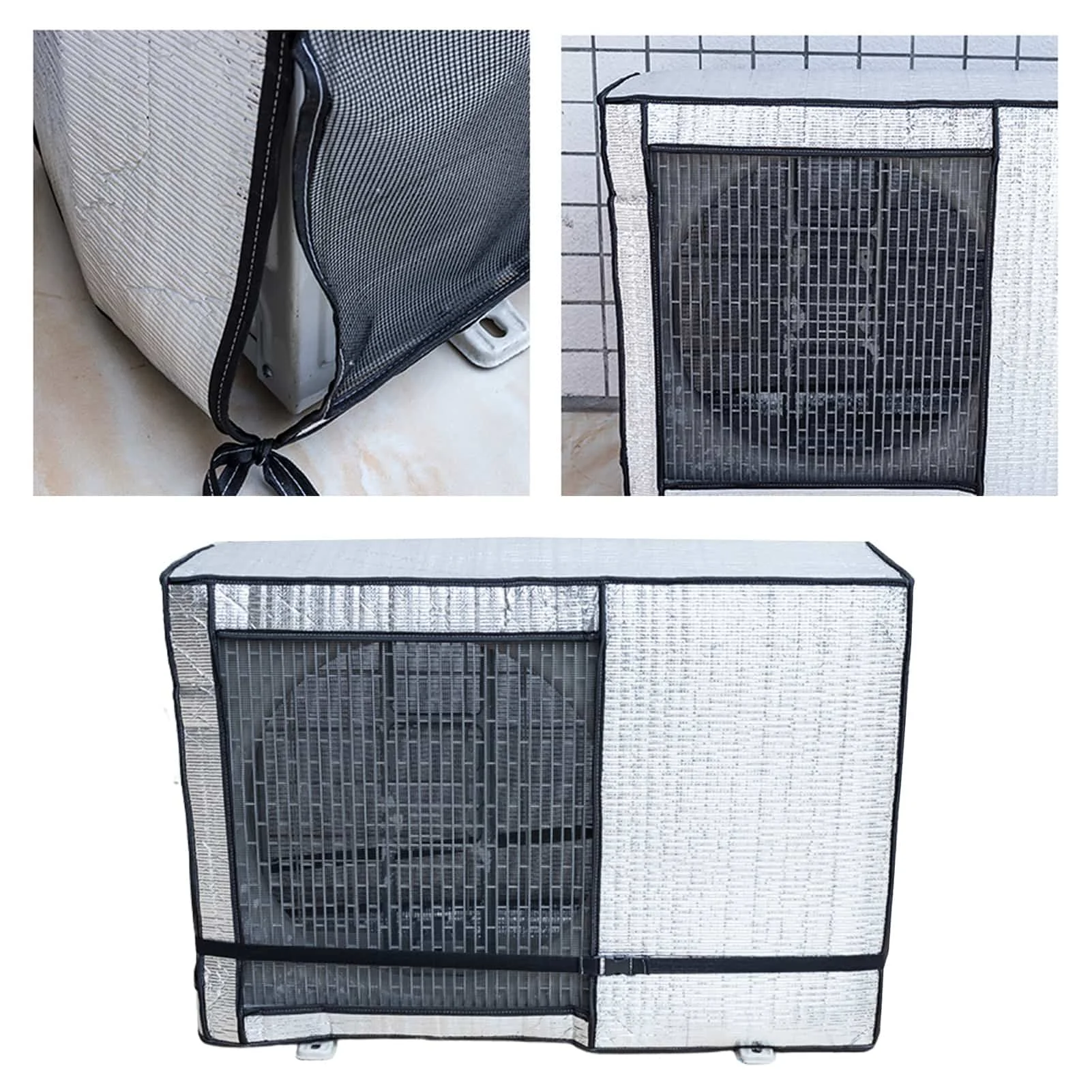 Outdoor Air Conditioning Cover Air Conditioner Waterproof Dust Cover Washing Anti-Dust Cleaning Bag Rainproof Accessories