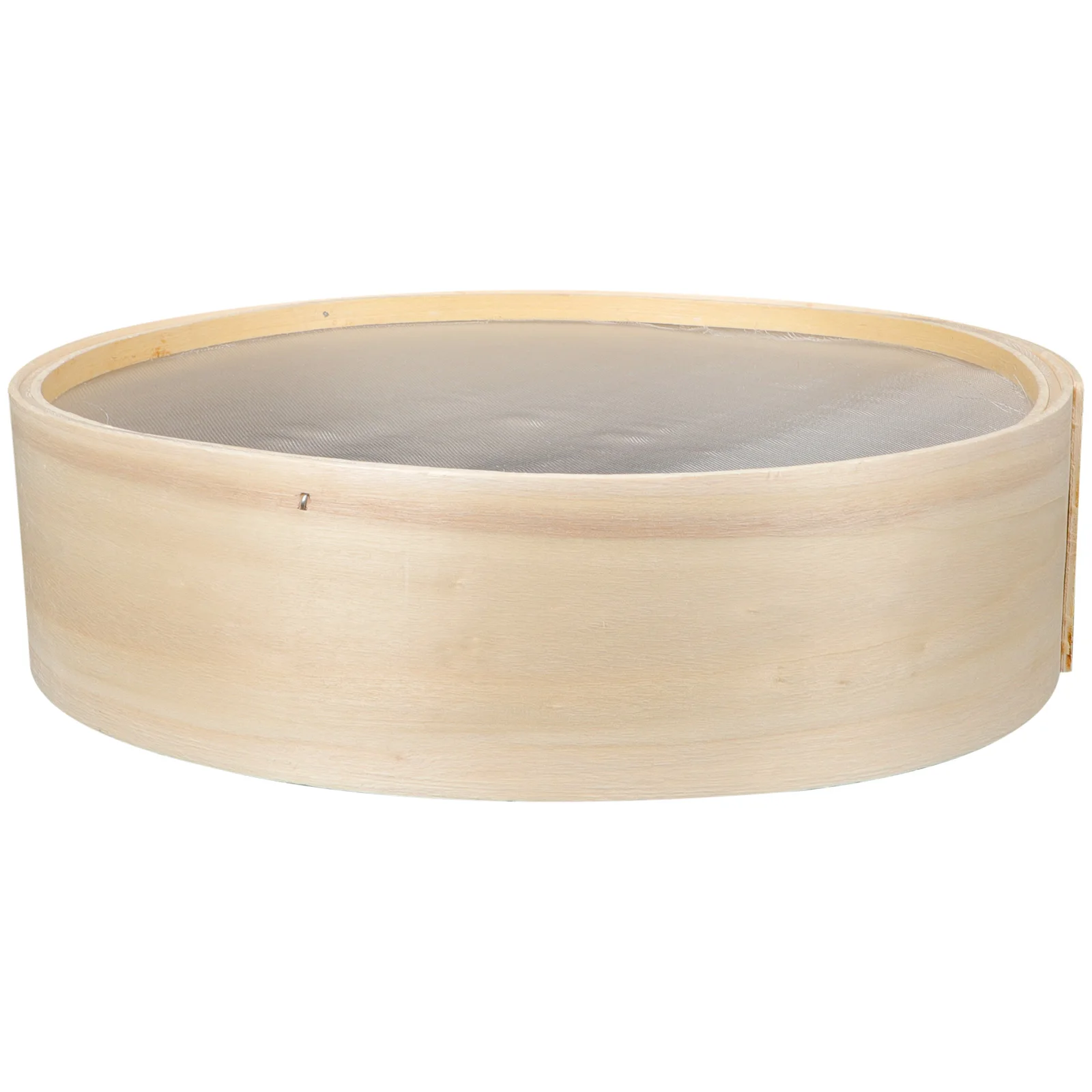 

Flour Sieve for Baking Wood Kitchen Sifter Rock Powder Mesh Wooden Fine Round Running Group