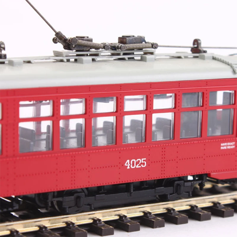 BACHMANN Train Model American Series Simulation Digital Tram with Light 4025 Train Model Toy HO Scale 1/87