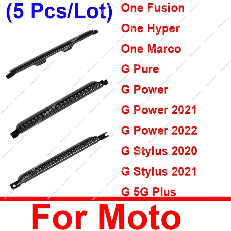 

5PCS/Lot Earpiece Speaker Anti-dust Mesh For Motorola One Fusion Hyper Marco G Pure G 5G Plus G Power G Stylus 2021 2022